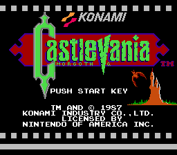 Castlevania - Poisonous Offering Title Screen